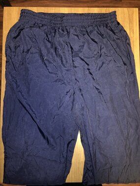 Vintage MacGregor Blue Nylon Track Sweat Pants Size L Men’s